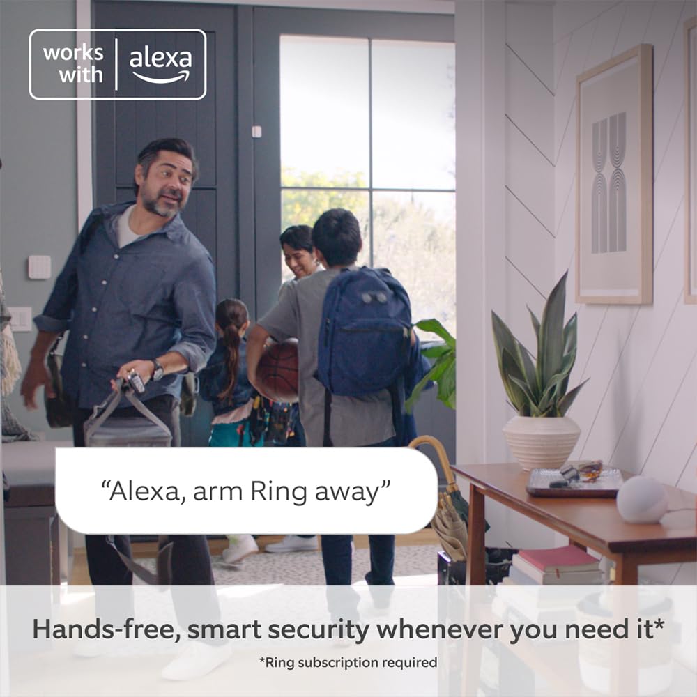 Alarm Pack - L by Amazon | Smart home alarm security system with optional Assisted Monitoring - No long-term commitments | Works with Alexa