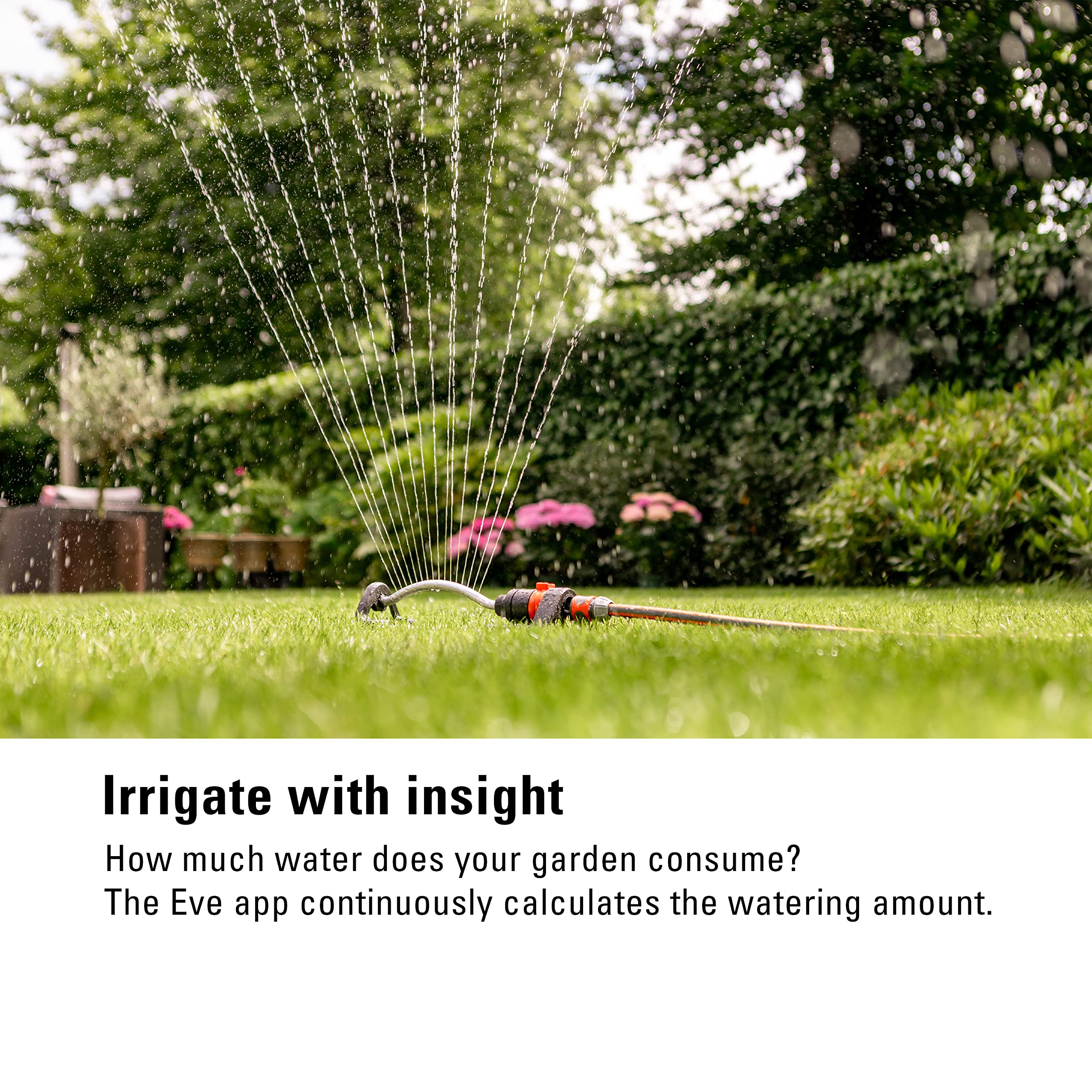 Aqua – Smart water controller for Apple Home app or Siri, irrigate automatically with schedules, easy to use, remote access, no bridge, Bluetooth, Thread, HomeKit, Silver (20ECC8101)